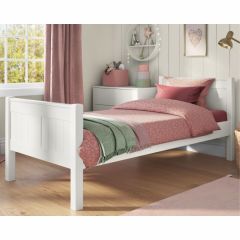 Stompa Classic Single Bed in White