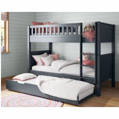 Stompa Arven Blue Detachable Bunk Bed with Open Trundle