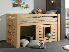 Vipack Oliver Kids Mid Sleeper Bed in Oak