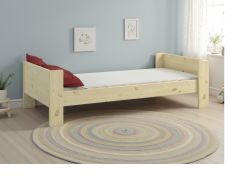 Steens For Kids Single Bed in Natural Lacquer