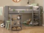 Steens For Kids Mid Sleeper in Cool Grey