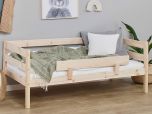 Hoppekids ECO Shorty Daybed with Safety Rail in Natural Pine