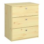 Steens For Kids 3 Drawer Chest in Natural Lacquer
