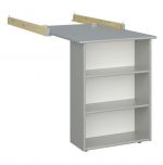 Steens for Kids Pull-out Desk in Soft Grey