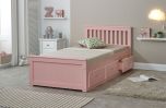 Amani UK Mission Storage Bed in Pink