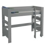 Steens For Kids High Sleeper Bed in Cool Grey