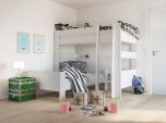 Steens Memphis UK High Sleeper and Single Bed in Surf White