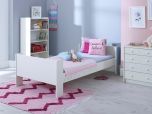 Steens For Kids Single Bed in Solid Plain White
