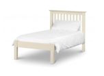 Julian Bowen Barcelona Stone White Low Foot End Single Bed