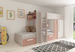 Kids Avenue Trasman Barca Bunk Bed in Pink