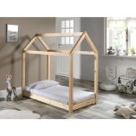 Vipack Hut Toddler Cabin Bed in Natural Pine
