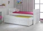 Amani UK Captains Bed with Underbed in White