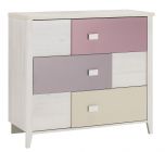 Galipette Charly Pink Chest of Drawers