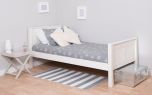 Stompa Classic Single Bed in White