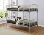 Birlea Corfu Silver Metal Bunk Bed