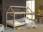 Vipack Dallas Kids House Bed in Pine