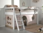 Vipack Forrest Mid Sleeper Tent Bed in White Beech