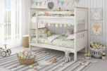 Kids Avenue Heritage Bunk Bed in White & Oak with Optional Trundle