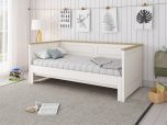 Kids Avenue Heritage Extending Day Bed in White & Oak with Optional Drawer