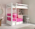 Thuka Hit 7 High Sleeper Bed with Desk & Sofabed