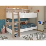 Parisot Shelter Bunk Bed in White & Oak