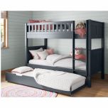 Stompa Arven Blue Detachable Bunk Bed with Open Trundle