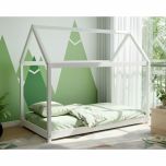 Kidsaw Jinsen Single House Bed in White