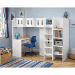 Julian Bowen Vision High Sleeper Bed in White