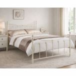 Julian Bowen Rebecca Bed in Stone White