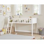 Flair Bea Shorty Mid Sleeper Cabin Bed in White