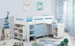 Julian Bowen Kimbo Blue Mid Sleeper Cabin Bed