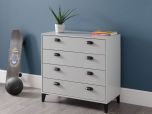 Julian Bowen Lakers Locker 4 Drawer Chest - Grey