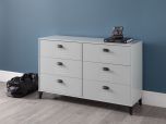 Julian Bowen Lakers Locker 6 Drawer Chest - Grey