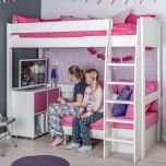 Stompa Uno S 20 High Sleeper with Sofa Bed and Cube Unit