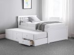 Julian Bowen Maisie White Captains Storage Bed with Underbed and Drawers