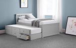 Julian Bowen Maisie Grey Captains Storage Bed with Underbed and Drawers