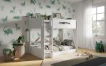 Mercury Bunk Bed in White - UK Size