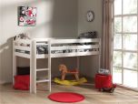 Vipack Pino Mid Sleeper Bed in White