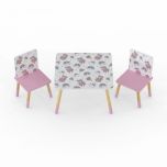 Kidsaw Peppa Pig Table & Chairs Set