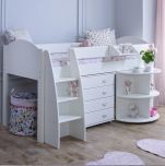 Kids Avenue Eli D Midsleeper Cabin Bed & Pull-out Desk & Drawers (formerly Stompa Rondo D Midsleeper Bed)