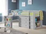 Julian Bowen Roxy Mid Sleeper Cabin Bed in Dove Grey