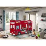 Vipack Fire Truck Bunk Bed in Red