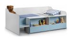 Julian Bowen Stella Blue Low-Sleeper Bed + Premier Mattress