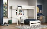 Astral Small Double White High Sleeper With L Shaped Small Double Bed