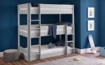 Julian Bowen Trio Triple Bunk Bed in Dove Grey