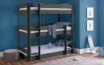 Julian Bowen Trio Triple Bunk Bed in Anthracite