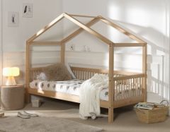 Vipack Forrest House Bed in Natural Beech