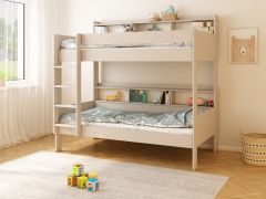 Kids Avenue Haven Storage Bunk Bed in Cashmere