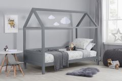 Birlea Home Bed in Solid Grey
