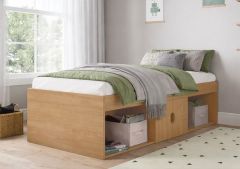 Kidsaw Low Single Storage Bed in Oak